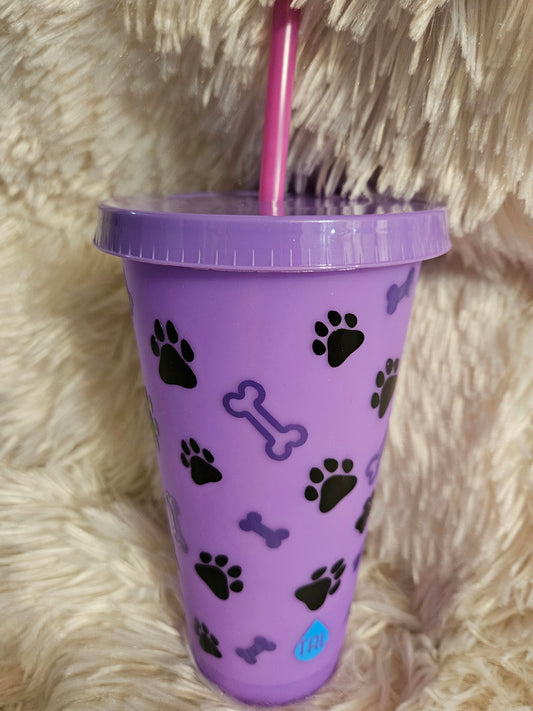 Dog MAMA -Purple, 24 oz