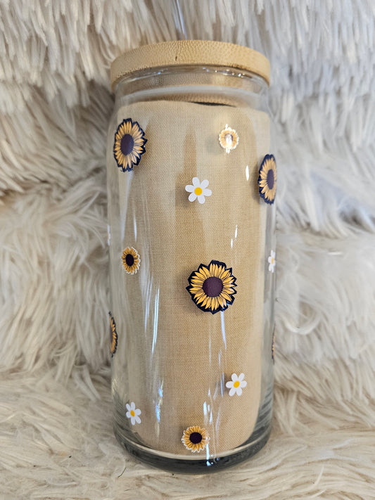 Highland Cow & Sunflower, 20 oz