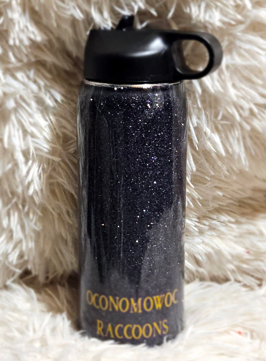 OCON Waterbottle - Black Glitter