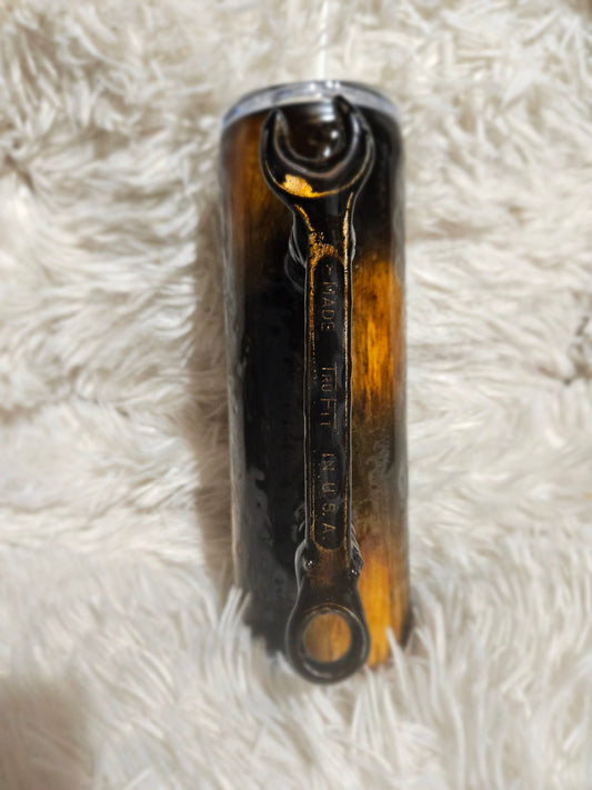 Rustic Wooden Wrench Handler, 20 oz