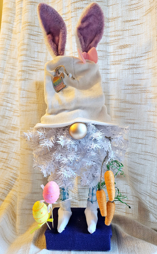 Easter Gnome with Purple Ears