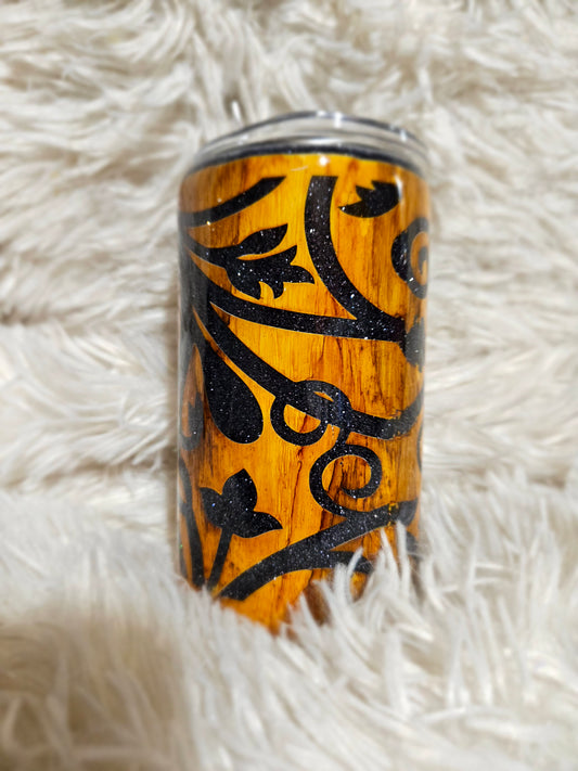 Wood Grain Western 14 oz Tumbler