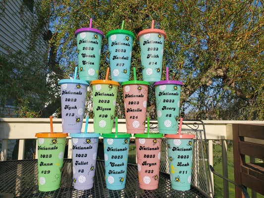 Inspire: Color Changing Cups- Sports