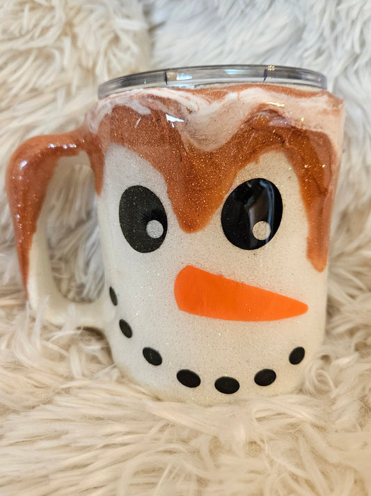 Hot Chocolate Snowman Mug