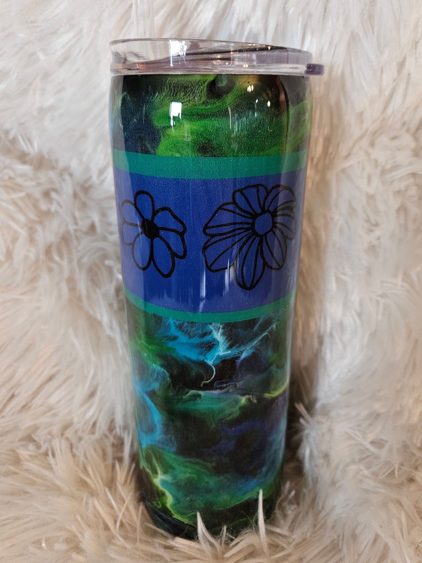 Rippled Flowers, 20 oz