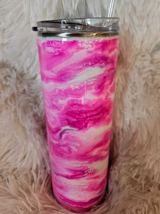 Pink and Purple Swirl, 20 oz