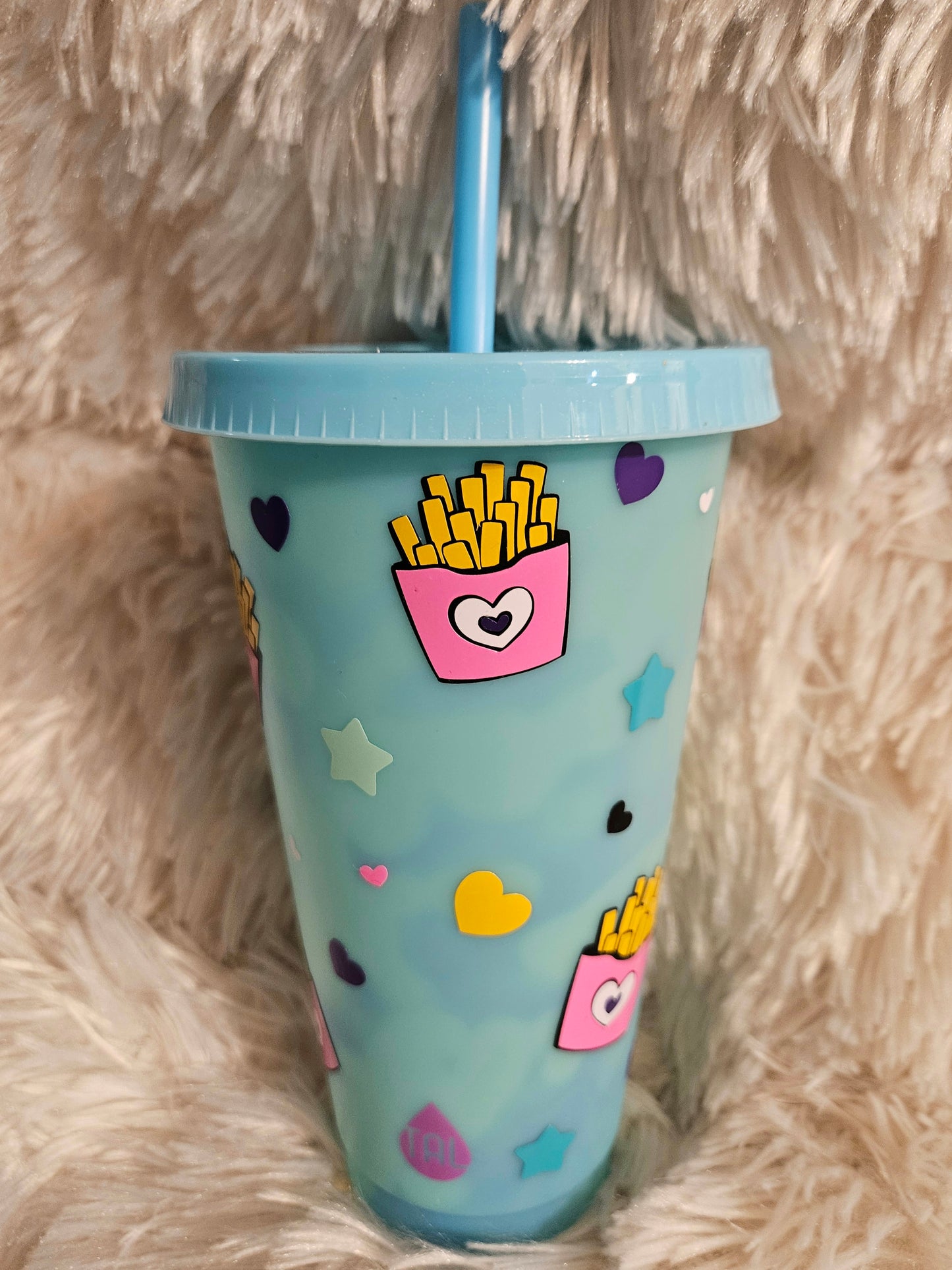 Fries Before Guys- Sky Blue, 24 oz