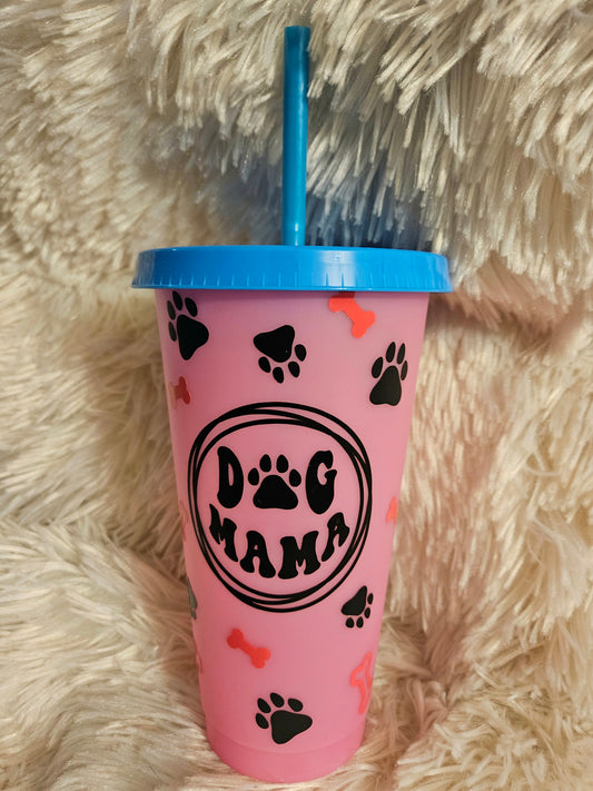 Dog MAMA -Pink, 24 oz