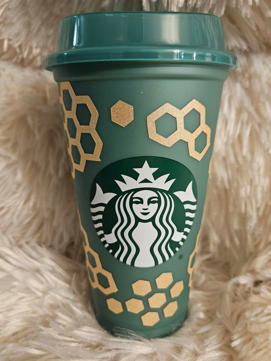 Honey Bee Starbucks Coffee Tumbler