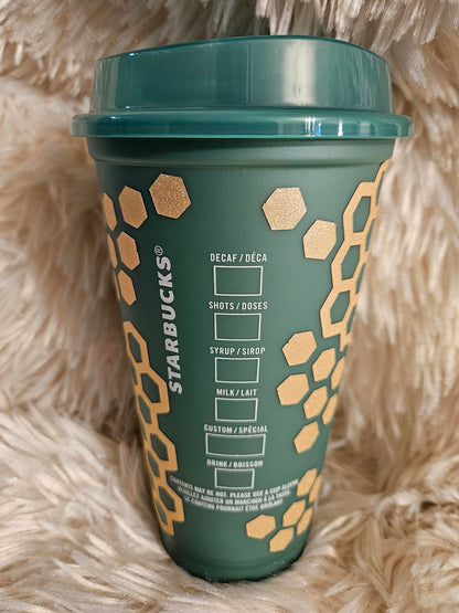 Honey Bee Starbucks Coffee Tumbler