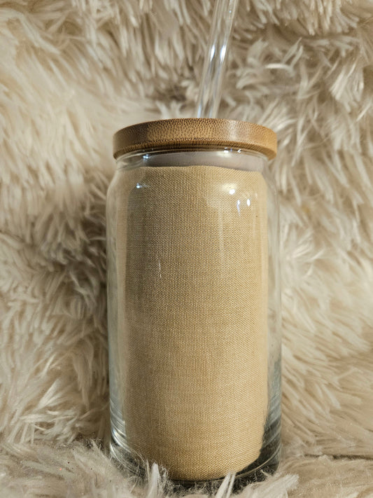 20 oz Beer Can Glass