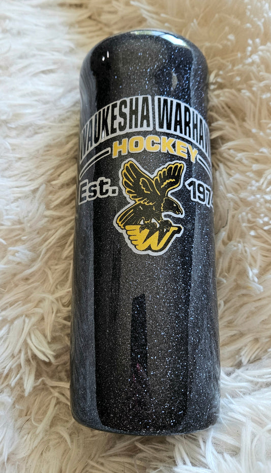 Warhawks Hockey 30 oz Skinny Tumbler