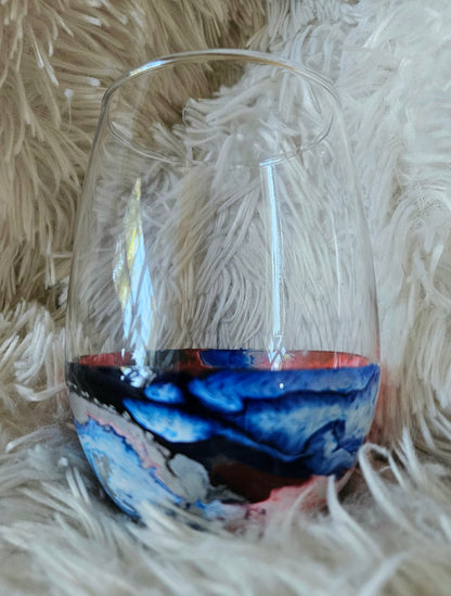 Red, White and Blue Wine