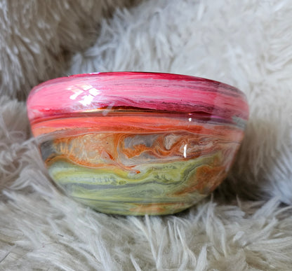 Sunset serving bowl