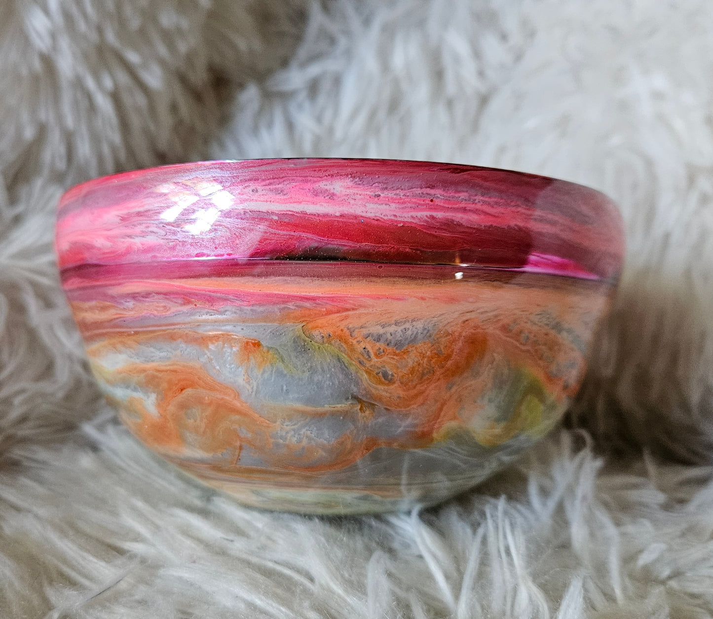 Sunset serving bowl