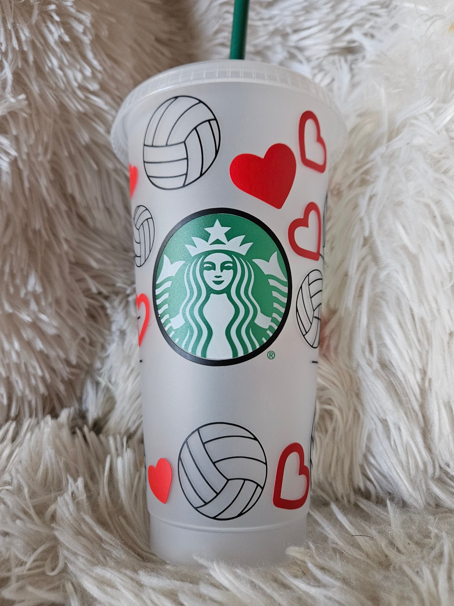 For the Love of Volleyball Starbucks, 24 oz