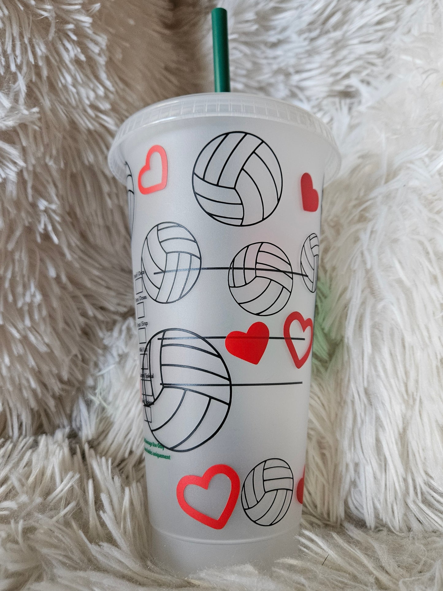 For the Love of Volleyball Starbucks, 24 oz