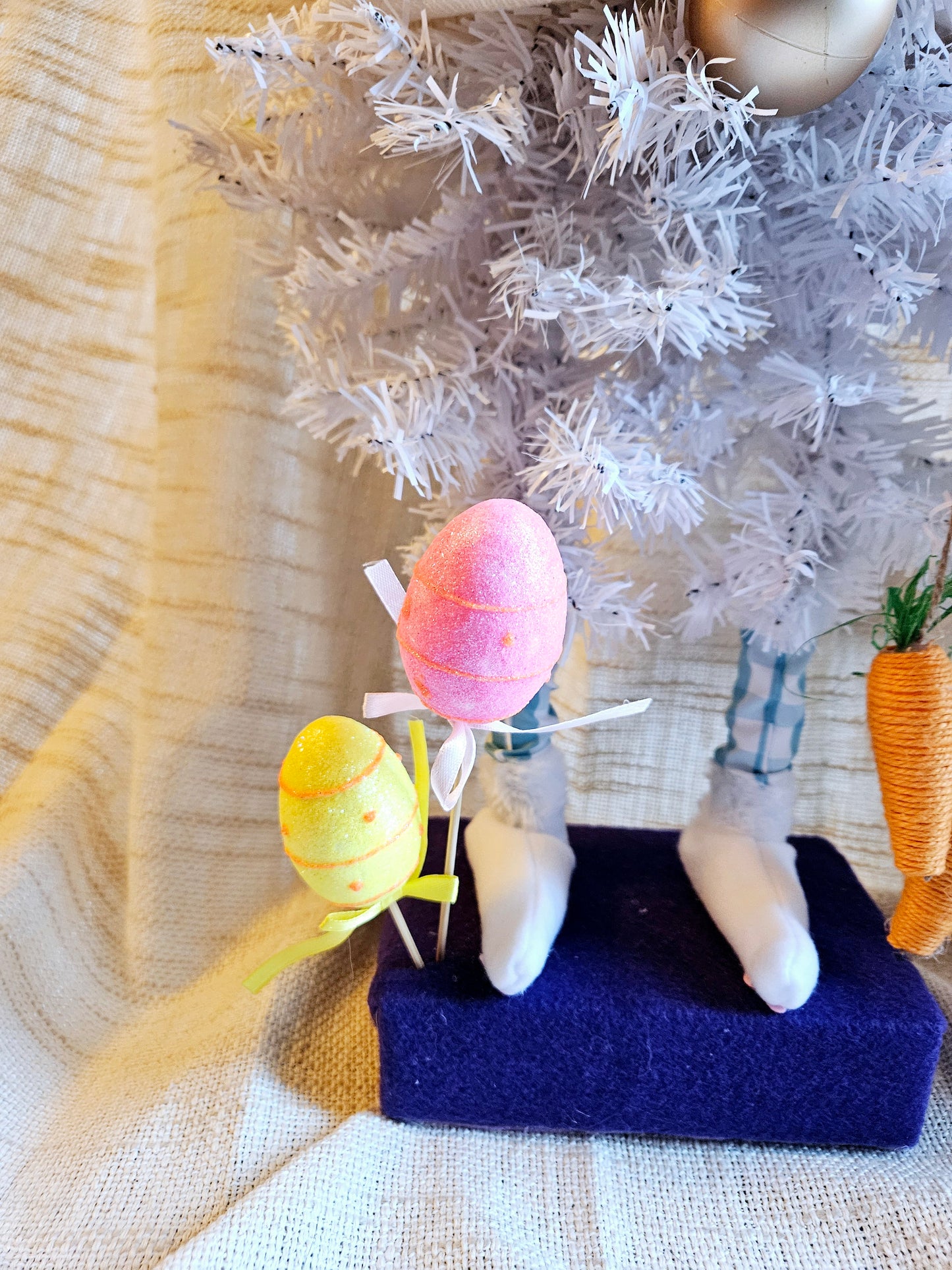 Easter Gnome with Purple Ears